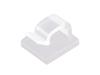 R-Type Self-Adhesive Cable Clip for Secure Wire & Network Cable Management