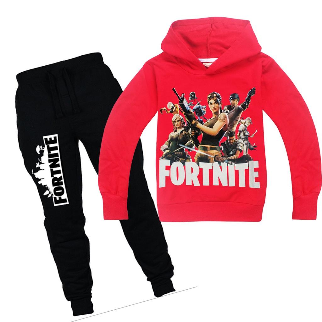 Hoodiespants Child Set Fortnite Hooded Clothing Sweatshirt Kids Clothing Game