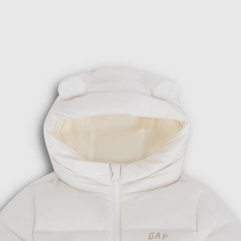 Gap Girls' Bear-Ear Hooded Puffer Down Jacket