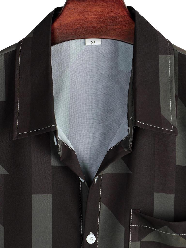 Men's 2023 Floral Hawaiian Short Sleeve Beach Shirt