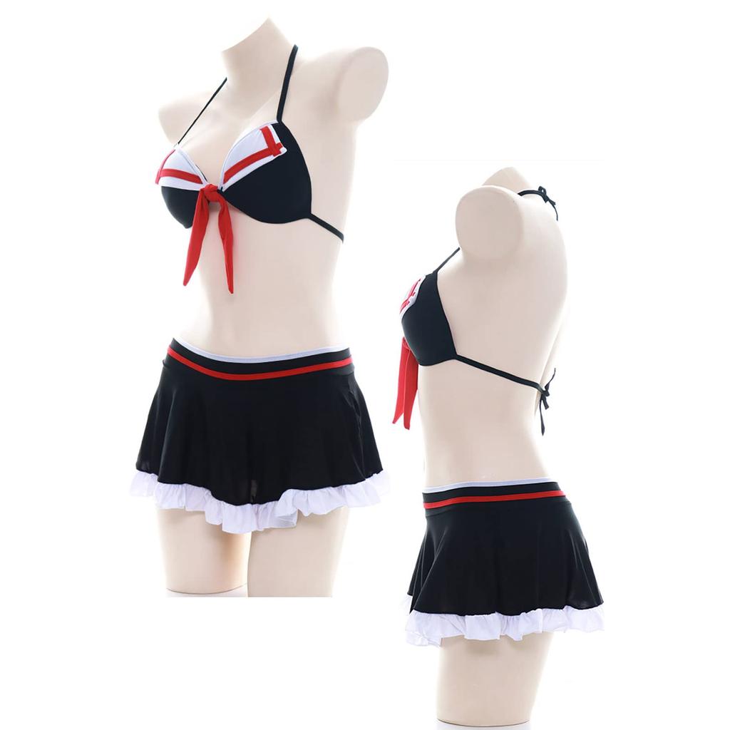 Kantai Collection Cosplay Swimsuit Halloween Summer Costume KanColle Bikini [Milky Time]
