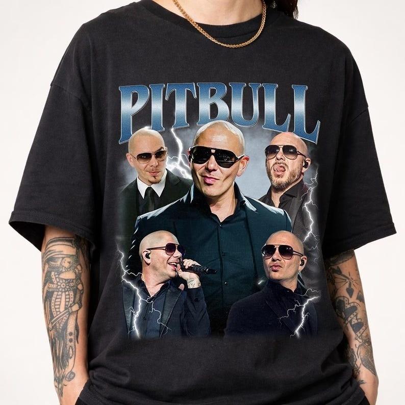 Pitbull Vintage T-Shirt, Shirt Geschenk für Frau und Mann Unisex T-Shirt