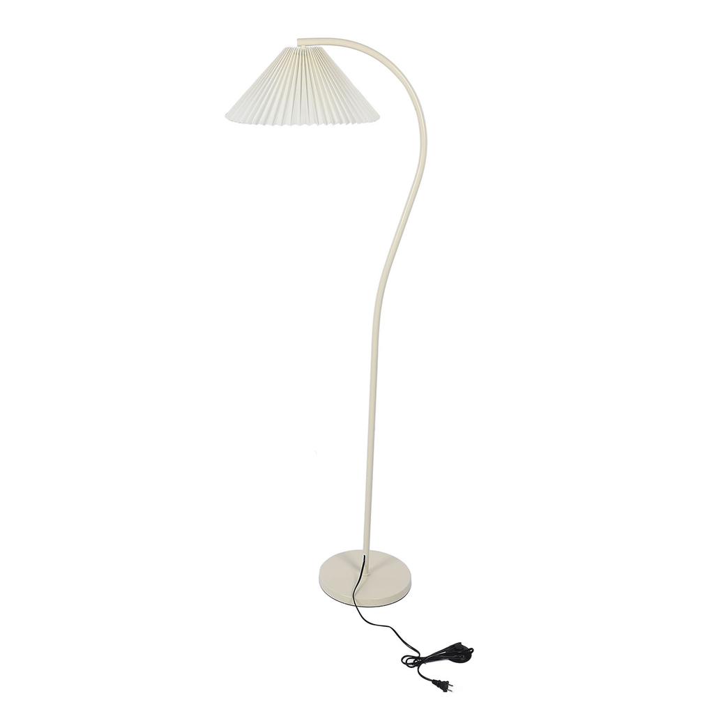 LED Floor Lamp 12W E27 Bulb 3 Light Modes 3000‑6500K Dimmable Remote Control Metal Standing Lamp with Foot   for Reading