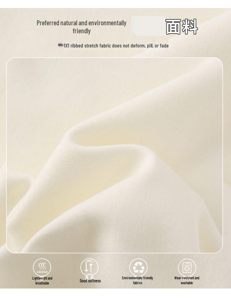 Damen Weiches Doppelseitiges Deutsches Samt Langarm Weißes T-Shirt für Herbst/Winter