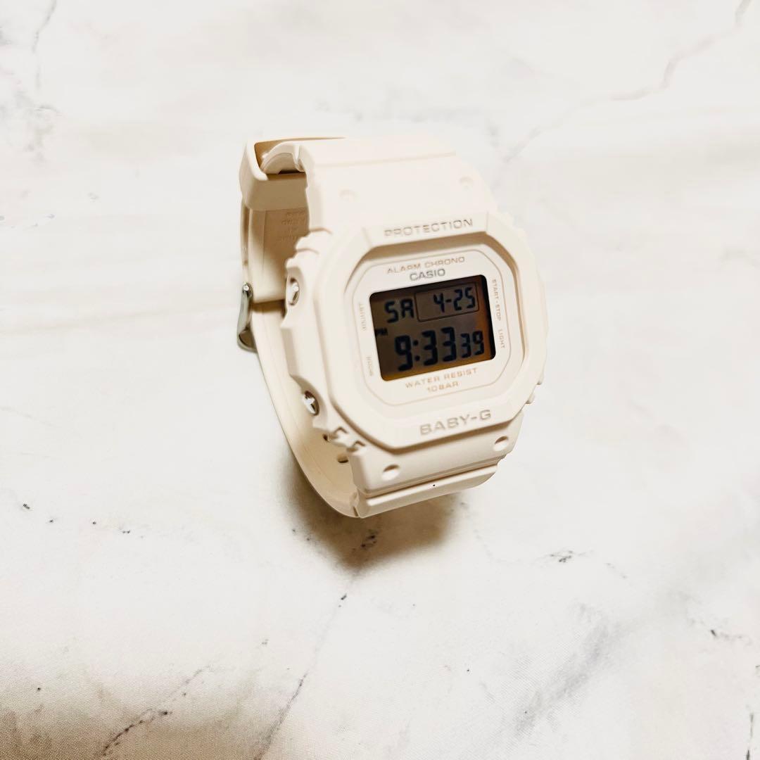 Good Condition Casio Baby-G Watch Pink Beige BGD-565U Digital