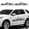 Ein Leben Lebe Es Bergmuster PVC Autoaufkleber für Wohnmobil Wohnwagen RV Vinyl Dekor Aufkleber für Land Rover Discovery