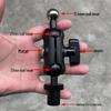17mm Ball Head to 1/4" Phone Holder Replacement Pan Tilt Swivel Adapter
