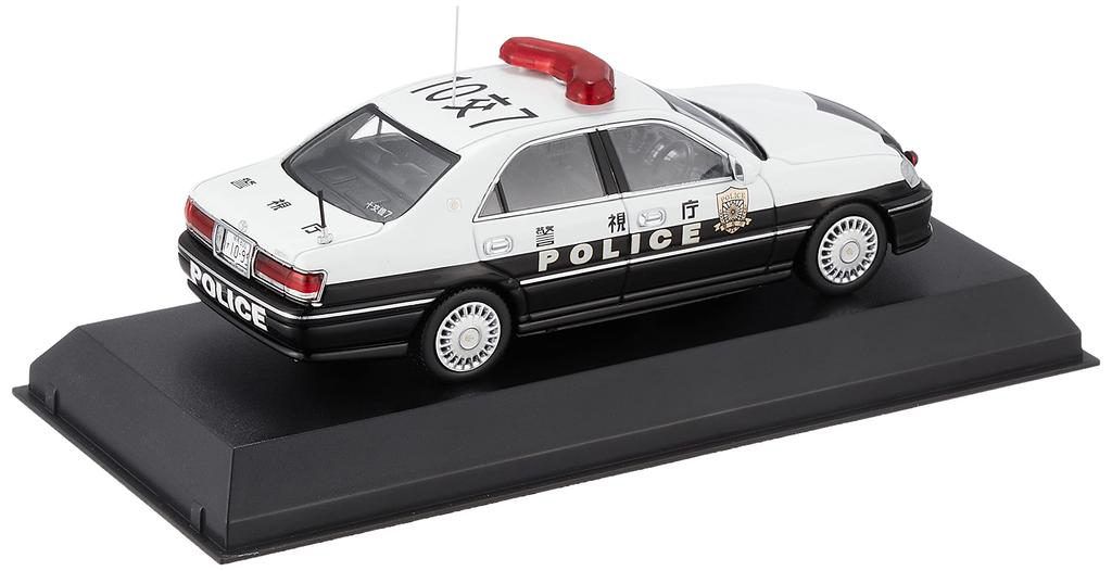 Toyota Crown 2007 Metropolitan Police Department Transportation Department Traffic Riot Police Vehicle Completed Product RAI'S 1/43 (JZS175) (407)