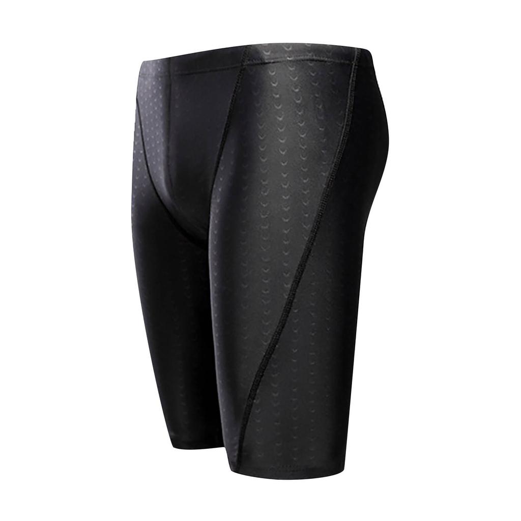 Herren Hochelastische Haihaut-ähnliche Badehose mit Badekappe Herren Badeanzug-Set