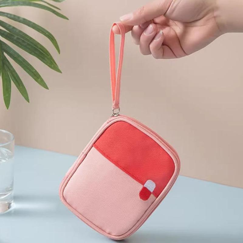 Portable Medicine Bag Cute First Aid Kit Emergency Kits Organizer Outdoor Household Medicine Pill Storage Bag Travel