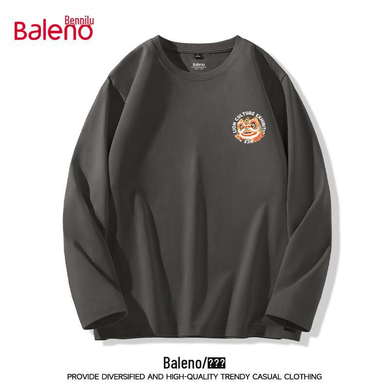 Baleno Men s 2026 Zodiac Year Heavyweight Cotton Long Sleeve T-shirt