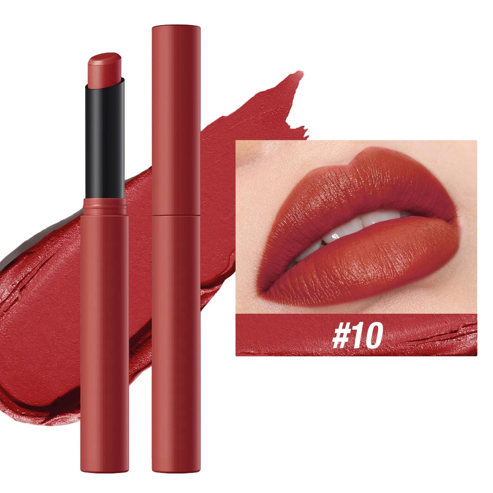 

Бархатная губная помада Nude Soft Dark High Color, стойкая водостойкая помада-бальзам для губ, косметика в подарок. One Size