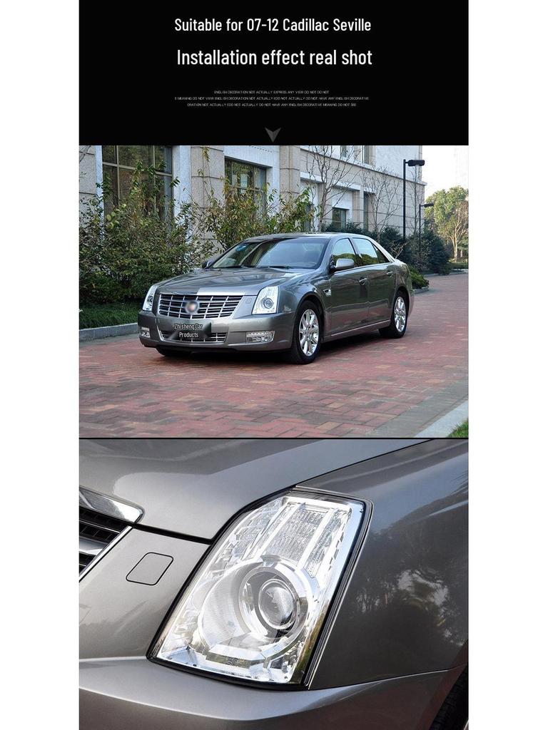 Passend für 07-12 Cadillac Seville SLS Scheinwerferlinse/Abdeckung/Gehäuse