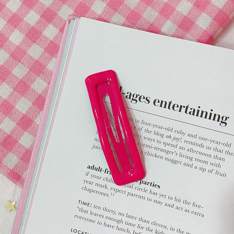 

Боковой зажим для девочек ярких цветов с милым принтом, BB-заколки, детские заколки, аксессуары для волос