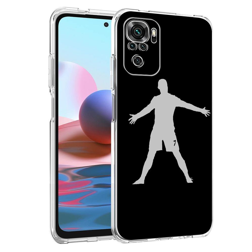 Football Player Soccer Art Phone Case For Xiaomi Redmi Note 12 11 9S 9 8 10 Pro Plus 7 8T 9C 9A 8A K40 Gaming Soft Clear Cover