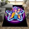 Huntrix: Future Heroes Unite Area Rug Design for Living Rooms Decorate Room Bedrooms Entryway Antislip Carpet Office Home Decor