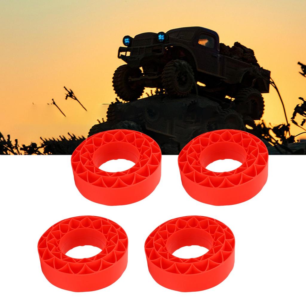 4Pcs Silicone Tire Insert Fit for SCX10 III 106x42mm Vibrant Color 1.9in Tire Foam Set