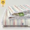 Class A Full Cotton Double Layer Gauze Bed Sheet & Pillowcase Set (3-Piece) for All Seasons