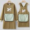 Waterproof Cartoon Kitchen Apron - Oil-Proof, Breathable, Wipeable, All-Season Cooking Coveralls