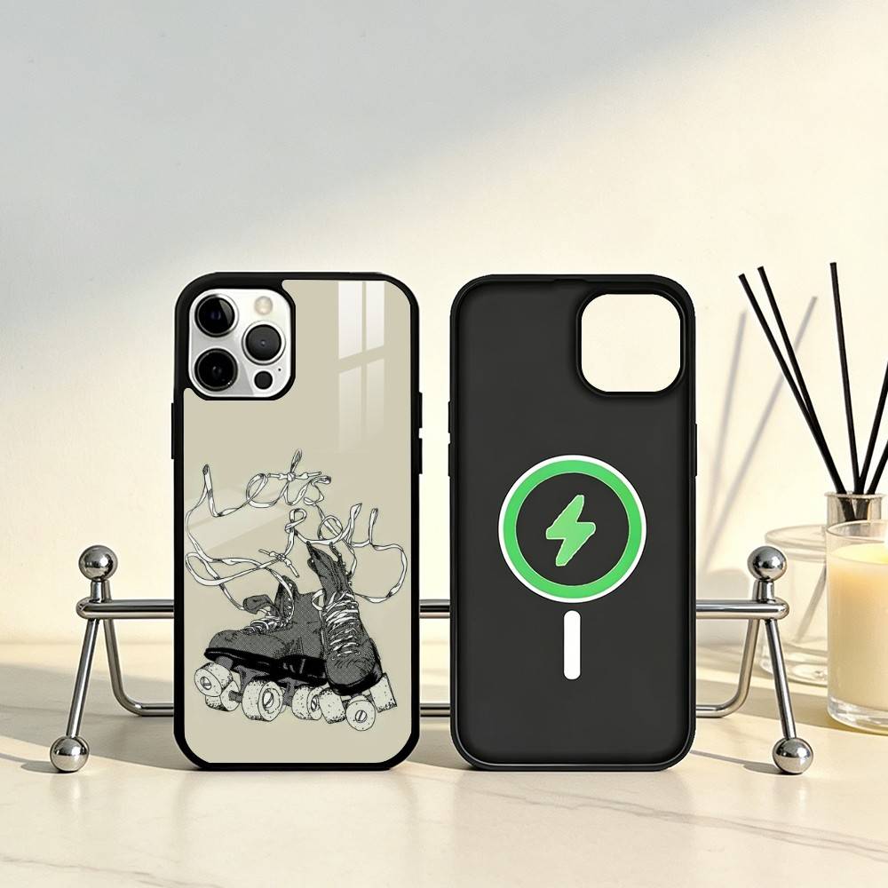 P-Patin Phone Case For iPhone17,16,15,14,13,12,11 Plus,Pro Max Magnetic For Magsafe Wireless Charging