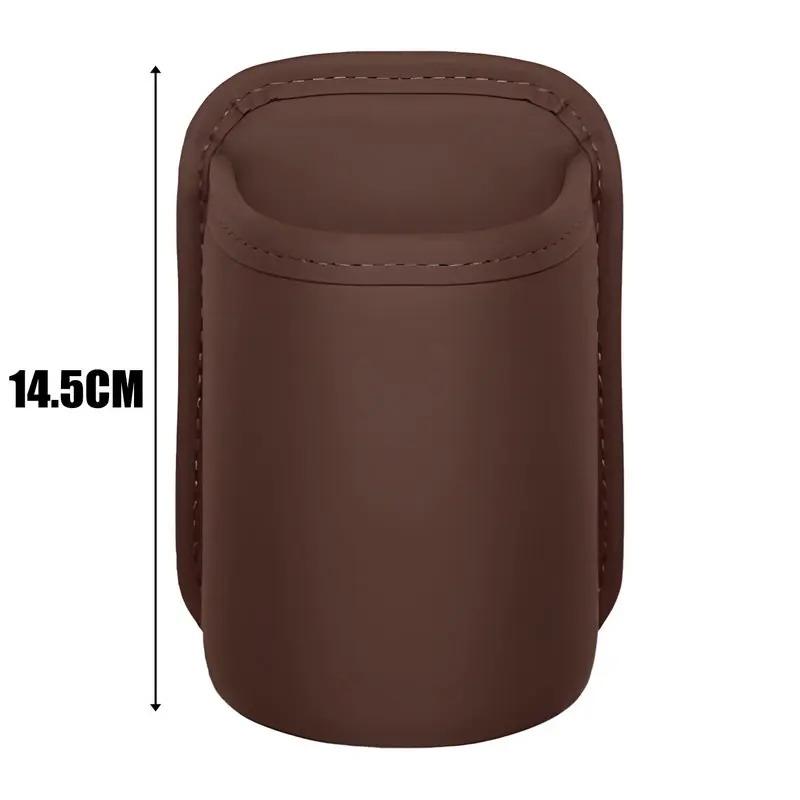 Car Door Cup Holder Leather Automotive Drink Rack Storage Bin Auto Back Seat Cup Holder Organizer For Car Interior Accessories