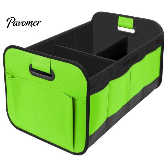 Partitioned Cargo Organizer Car Trunk Organizer, Compartments Design, Durable Waterproof Heavy Duty Vehicle Storage Oxford Container for And