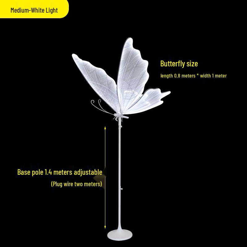 Luminous Butterfly Wings Chandelier: Wedding Ceiling Decoration & Aisle Guide