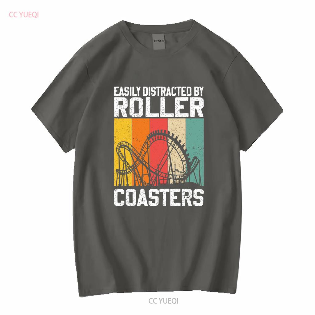 Theme Park Quote For A Lover T Shirt Roller Coaster Addict Rollercoaster Funny Amuseunisext Long Or Short Sleeves Vintage Washed