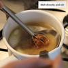 Handbesen Stahl Handheld Miso Muddler für Suppe Soße Ergonomischer Mixer Japanisches Mischwerkzeug zum Rühren Küche Kochen Zuhause