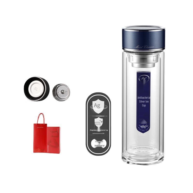 FUGUANG Antibacterial Double-Layer Glass Tea Cup