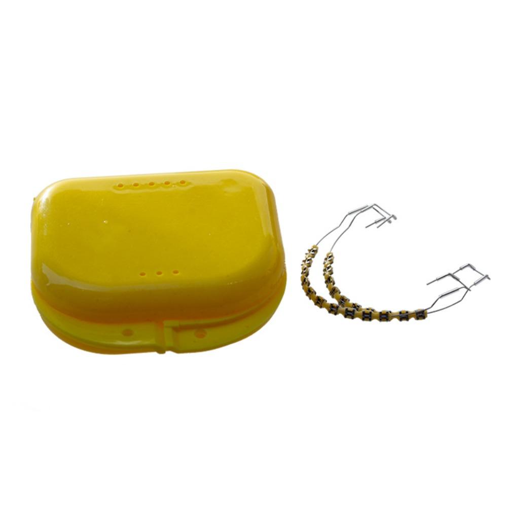 1 Set Colorful Temporary Tooth Decoration with Metal Wires Metal Bracket  Teeth