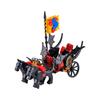 Wolf Knight Warrior Building Blocks – Medieval Castle Horse Soldier Toy with Sword, Axe, Bow, Shield & Cloak for Boys