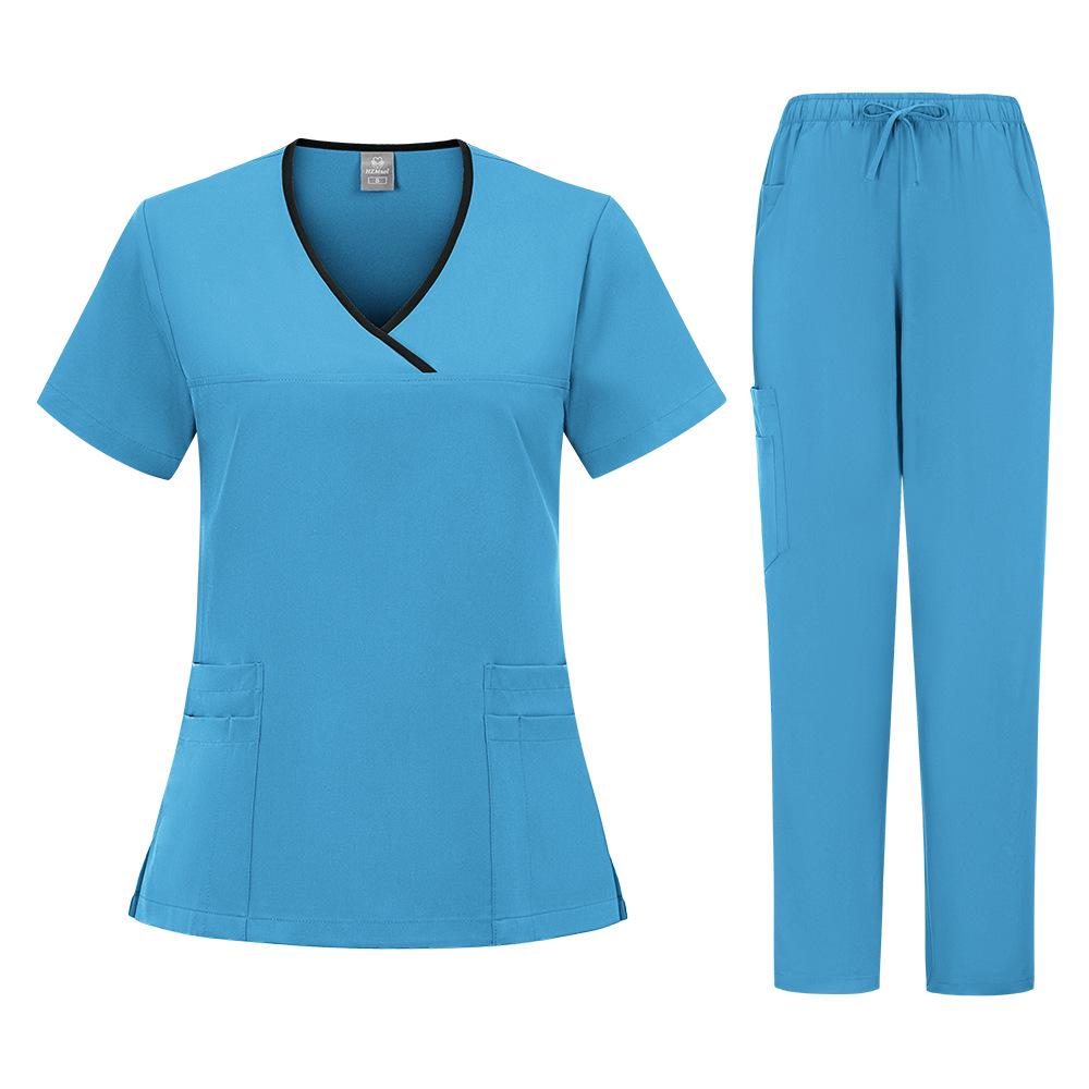 Children's Stomatology Hospital Nurse Uniform Quick-Dry Short-Sleeve Scrub Set