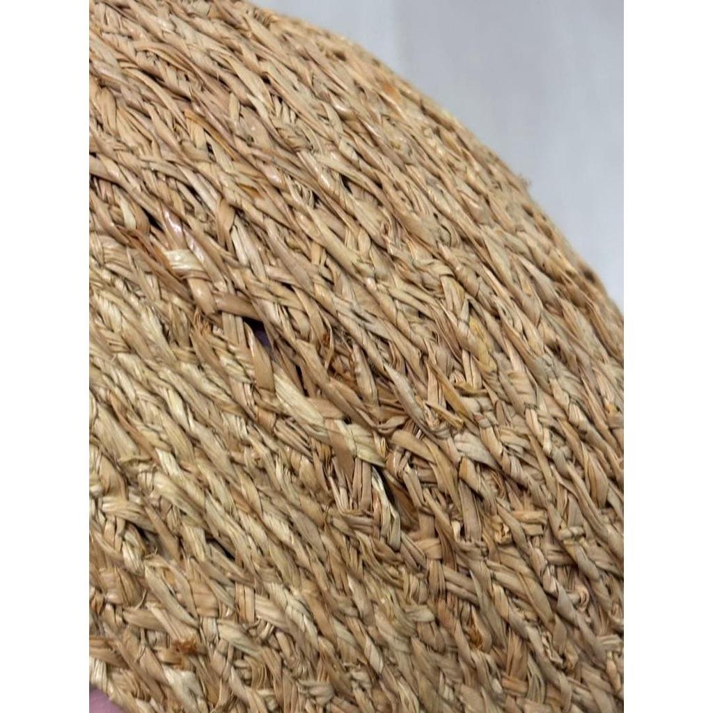 Used Ca4la Raffia Casquette Natural Material Hat Made in Japan