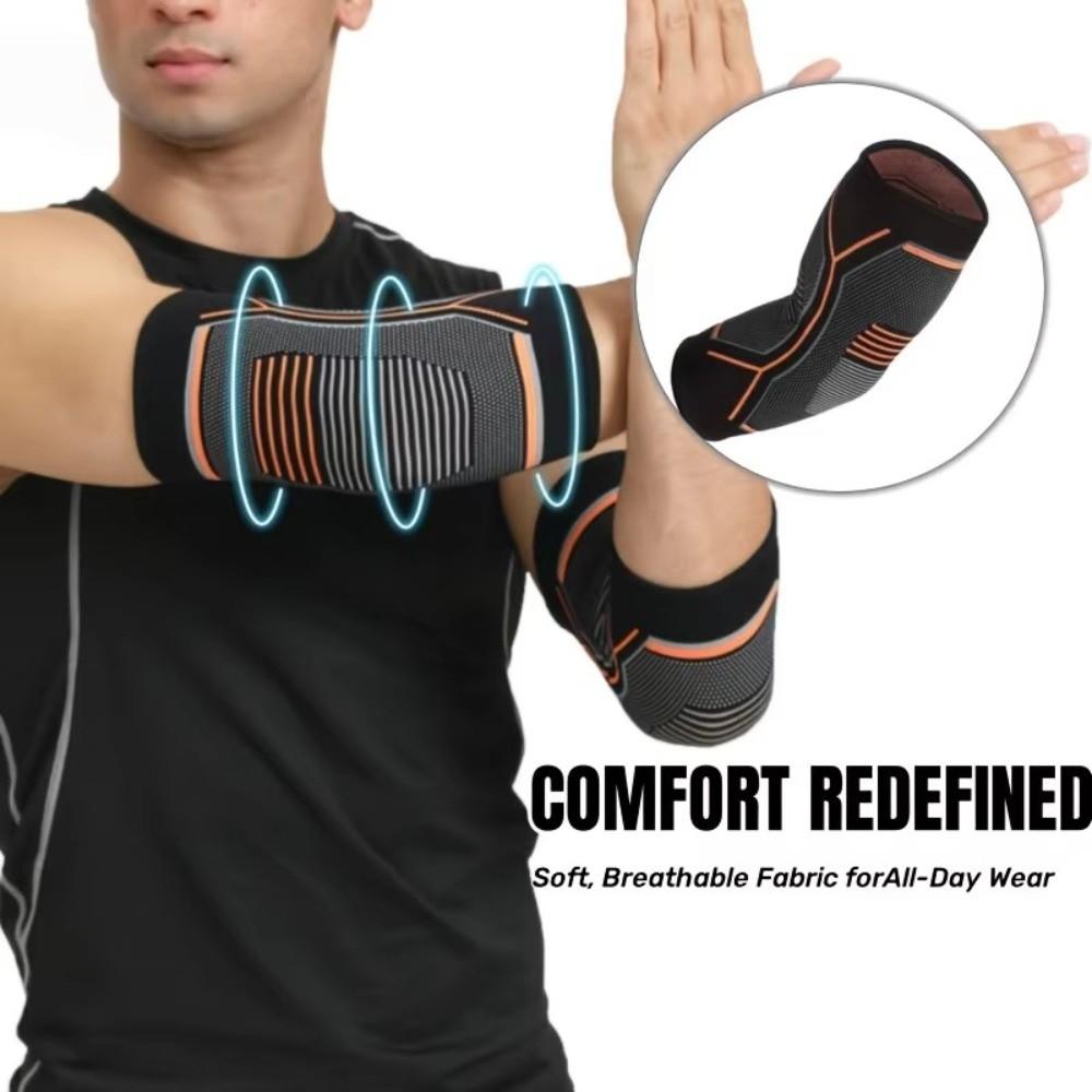Elastic Fitness Elbow Brace Breathable Elbow Pads New Arm Sleeve  Men Women