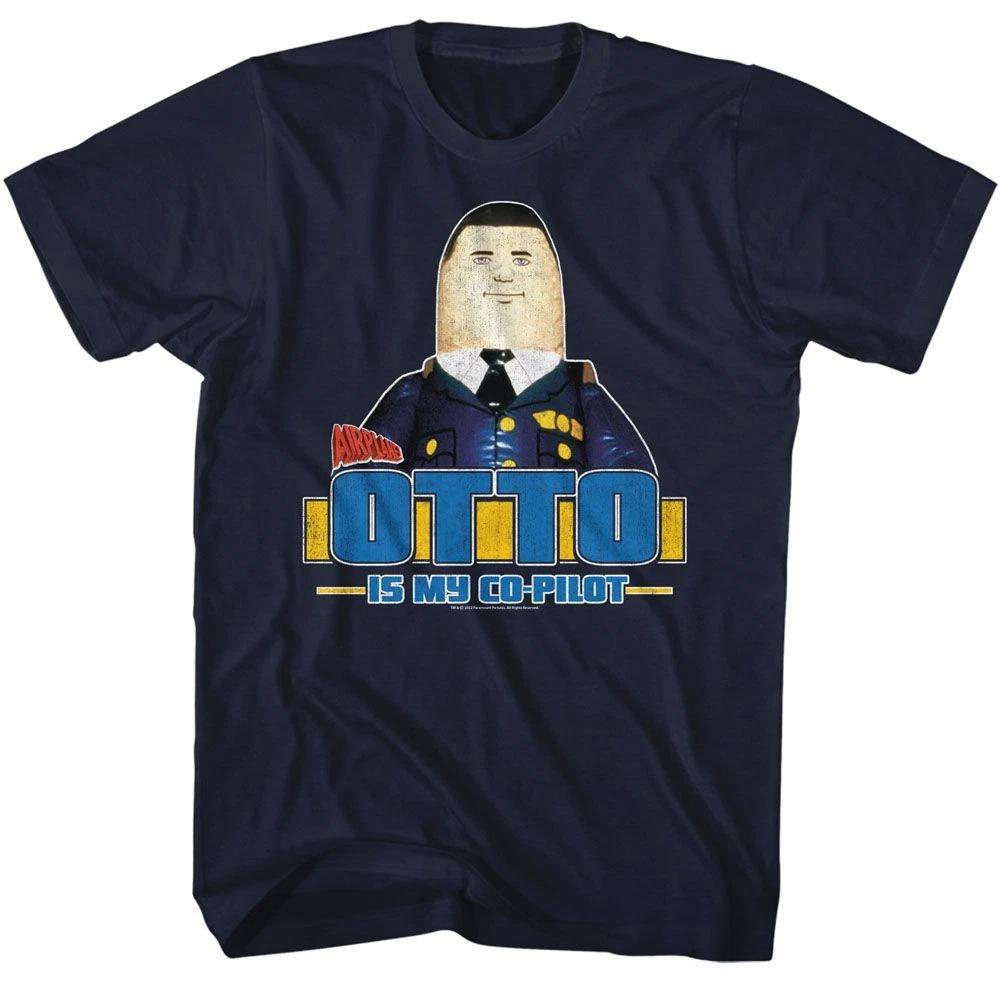 Airplane Otto Is My Co Pilot Navy Comedy Movie Children s T-shirt 140