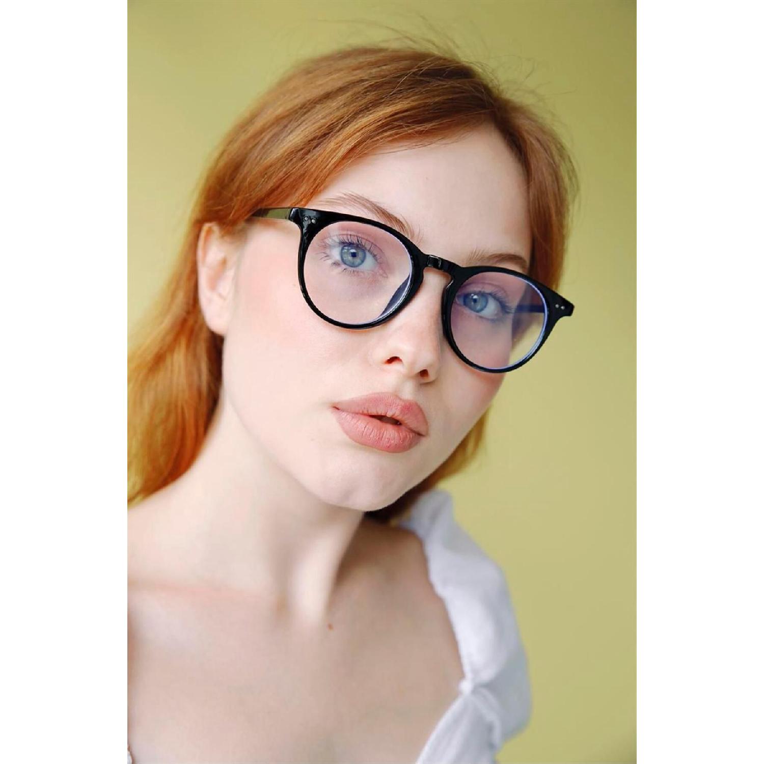 

Edith Black Blue Light Protective Glasses белый