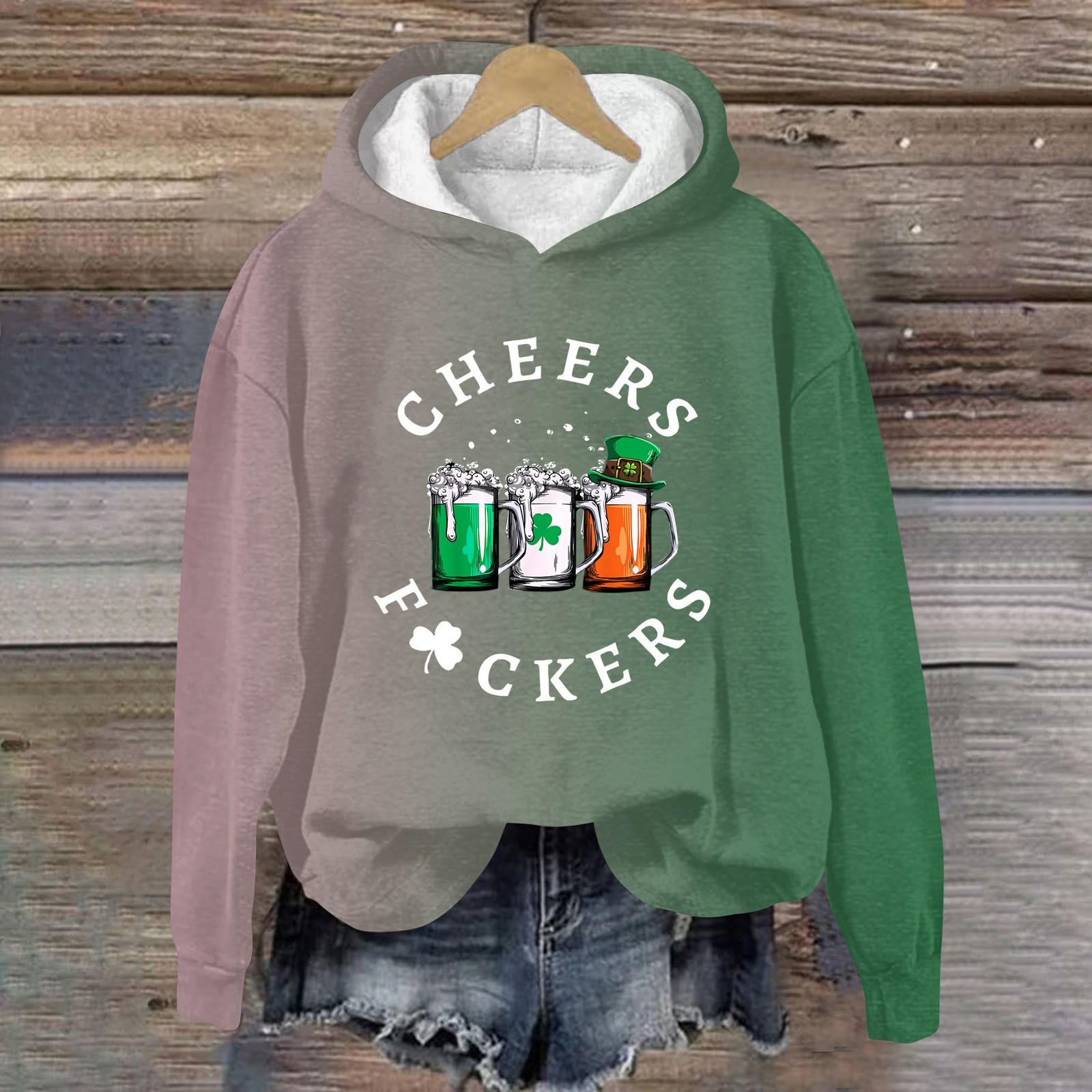 

Women s Fashion Daily Versatile Casual Sweatshirt Pattern Daily Long Sleeve Printed Top Sweatshirt L білий