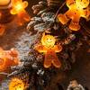 Blow Molded Gingerbread Man LED Decorative Battery-operated Light Christmas Light String Suitable Home Window Patry Indoor Decor