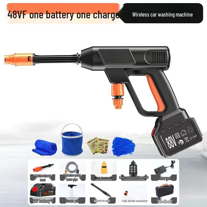 Kaler 48VF Cordless Portable Pressure Washer CN plug (adapter included)