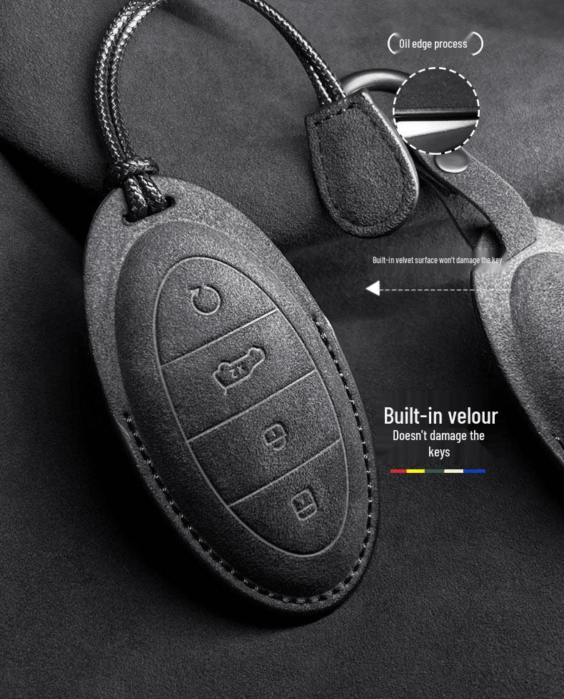 Faux Fur Key Covers & Buckles for BYD U7/U8/U9 - Interior Accessories Modification