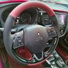 Hand-stitched Black Red Leather Car Steering Wheel Cover For Mitsubishi Outlander 2016 - ASX18 Eclipse Cross 2018