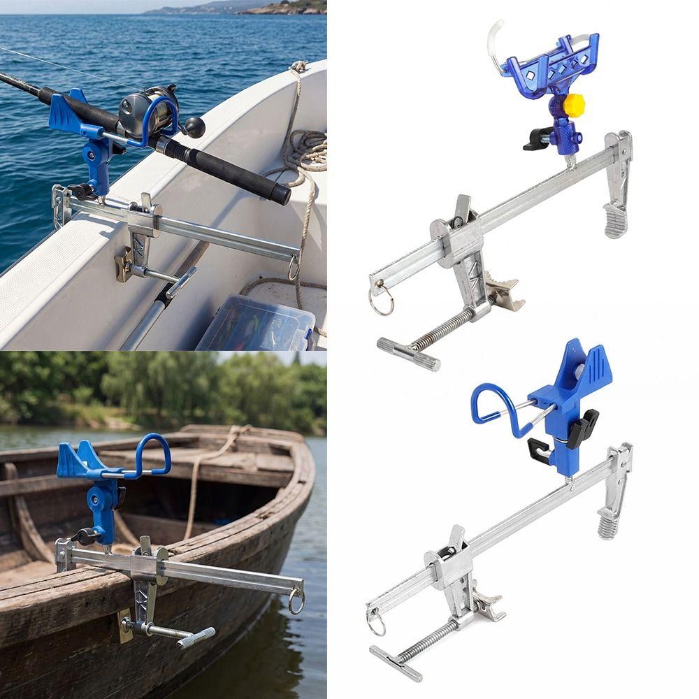 Adjustable Fishing Rod Racks Heavy Duty Fishing Rod Stand Quality Clamp-on Rod Holder Bridge