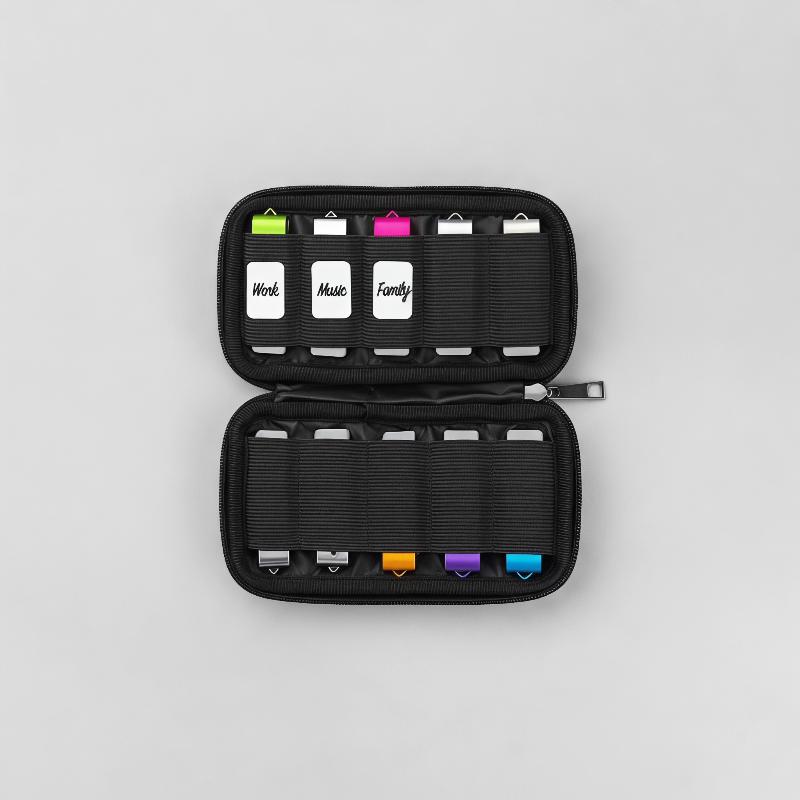 Pouzdro na USB flash disk Úložné pouzdro Držák Úložná taška USB flash disk Elektronické příslušenství Organizér pro USB flash disk Tužku