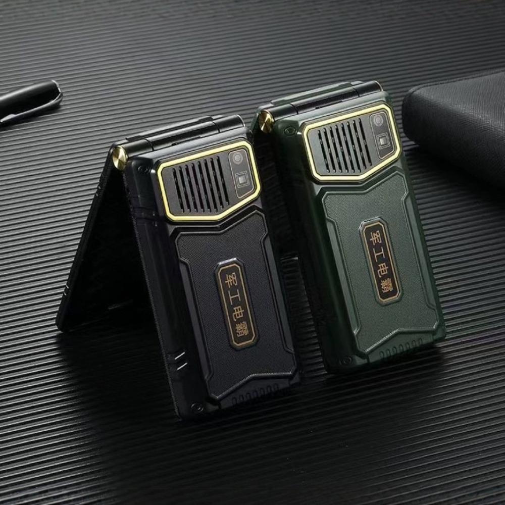 Dual-Screen Full Netcom Klapphülle für Senioren Dual-SIM Große Schriftzeichen Mobiltelefone