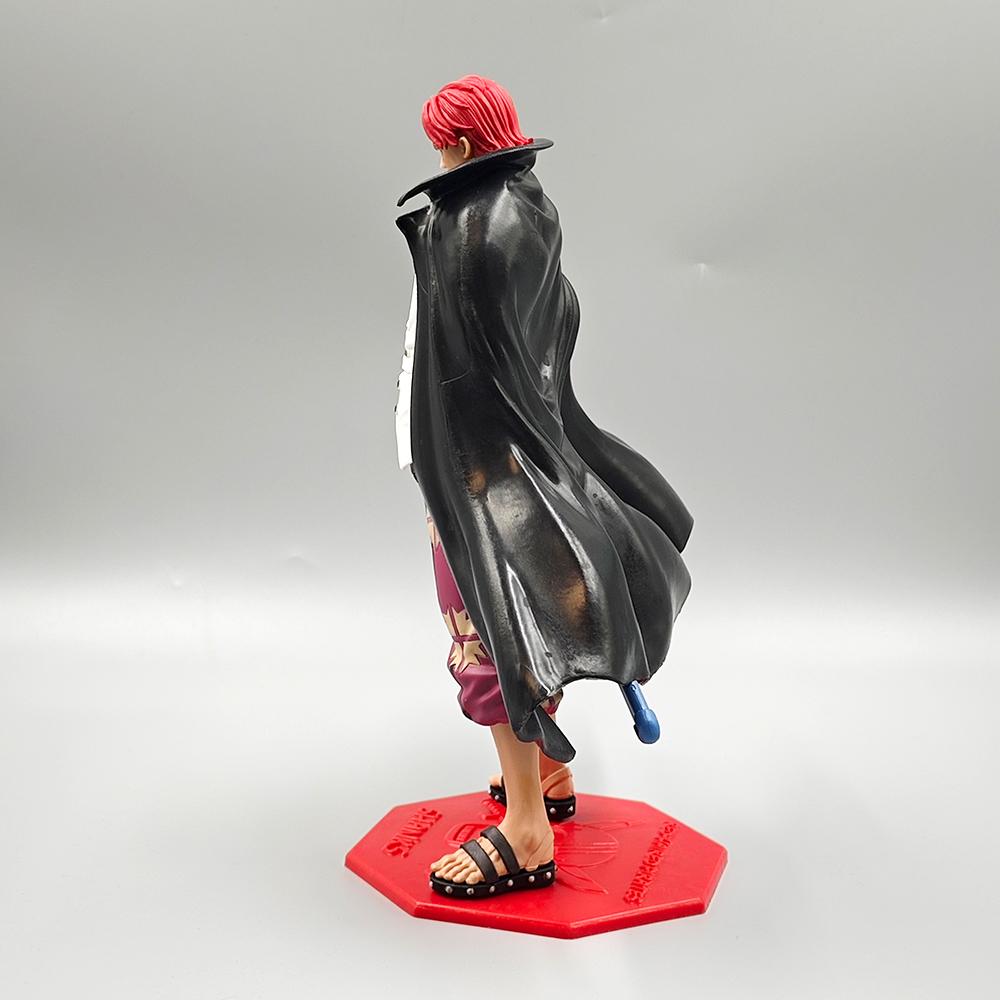 24.5cm/9.65in Anime Figure Shanks Action Figures Pvc Statue Collection Model Toys Gifts ONE PIECE Articulated Poseable Collectible Detailed Movable
