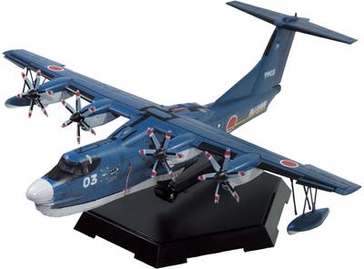 Aoshima Bunka Kyozaisha Aircraft Series SP Maritime Force Rescue Flying Boat 20th Anniversary Package Plastic Model 1/144 Self-Defense US-2