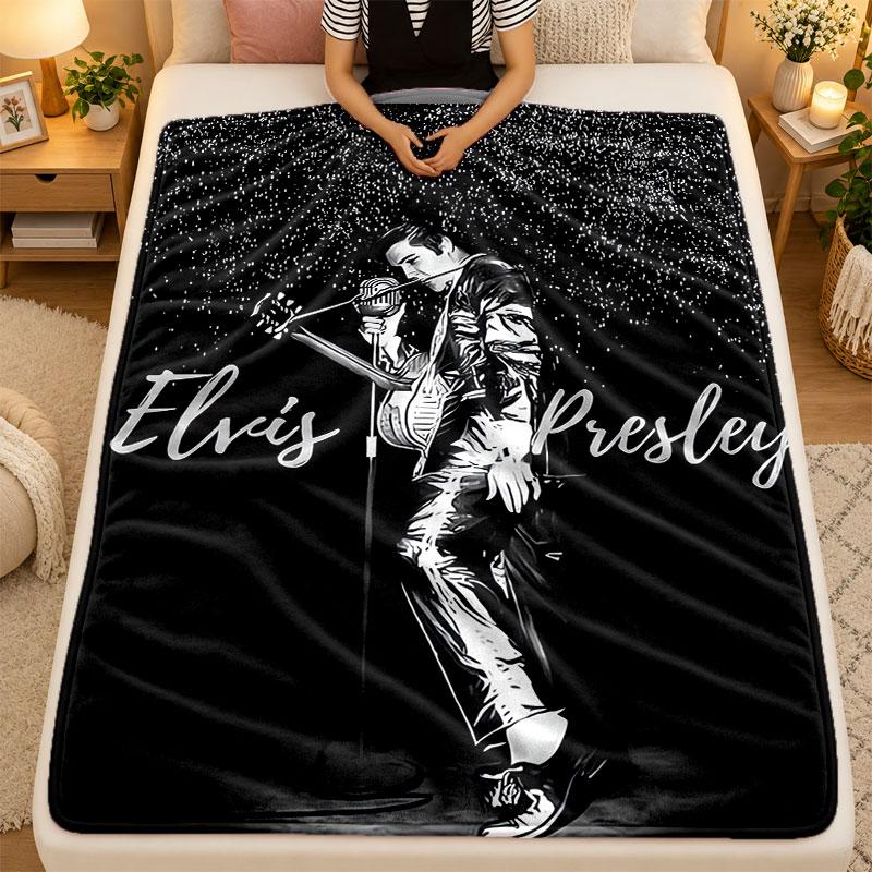 FlanellitekkElvis Presley Soe Pehme Visketekk Siseruumides Diivani Voodi Elutoa Kasutamiseks