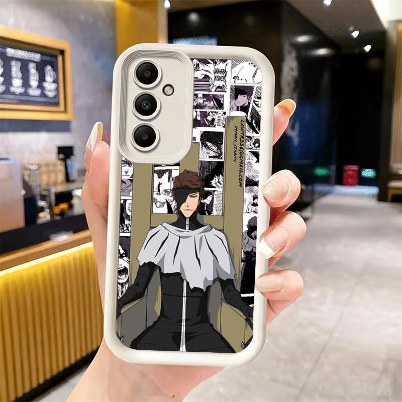 Phone Case for Samsung Galaxy S26 S25 Ultra S24 FE Bleach Anime Ichigo Kenpachi Shell S23 Plus S22 + S21 S20 5G Soft Silicone Fu