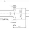CNC Ball Screw SFU2005 with BK15 BF15 Support